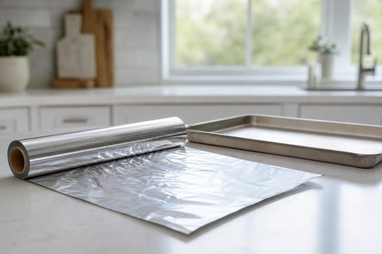 Aluminum foil has a shiny and a dull side, here’s when each one actually matters